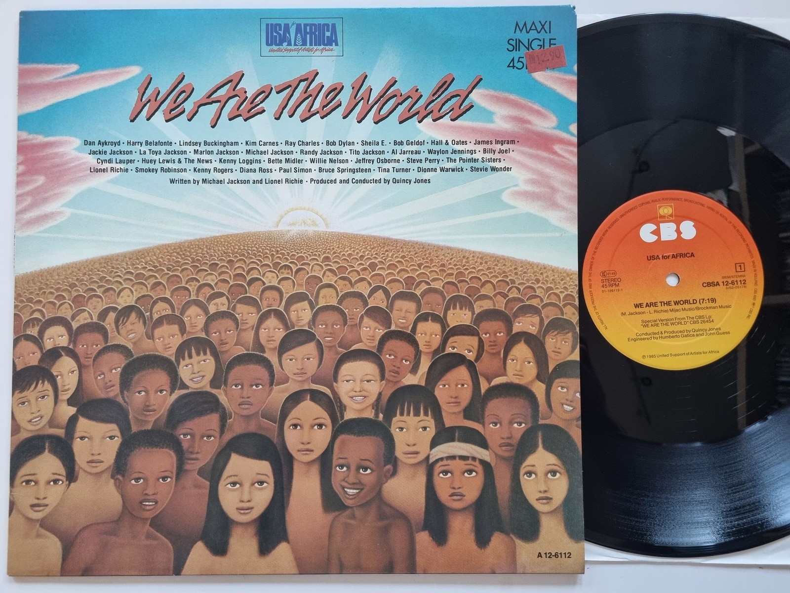 USA For Africa - We Are The World 12'' Vinyl Maxi Europe