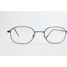Modern Swift Eyeglass Frames Antique Brown Oval Metal 50-19-140 42533