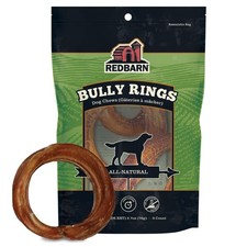 Redbarn Pet Products All-Natural 4 Bully Stick Rings for Dogs - Premium Grain...