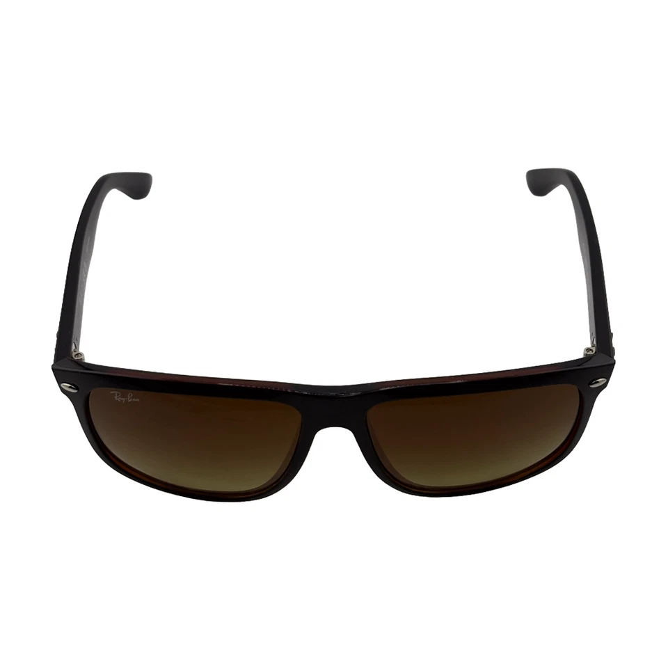 Gafas de sol Ray-Ban RB4147 Boyfriend negras sobre marrones 60 mm 15 mm 145 mm 6095/85 Foto 3 de 4