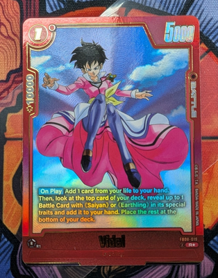 Videl FB08-019 Alternate Art Saiyan's Pride Dragon Ball English