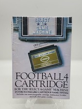 SEALED BOX 1981 Entex Select-a-Game Football 4 Game, Instructions & Overlay