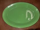 Fiesta Homer Laughlin Fiestaware 13.5" Oval Serving Platter Shamrock Green