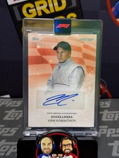 Kimi Räikkönen AUTO 23/25 Orange - Topps F1 Eccellenza 2025