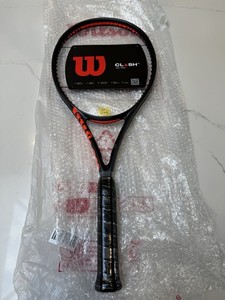 Raquette Tennis Wilson CLASH 100 PRO V3.0 Manche L2 + Corde Wilson Revolve Offerte - Neuf Sous Blister