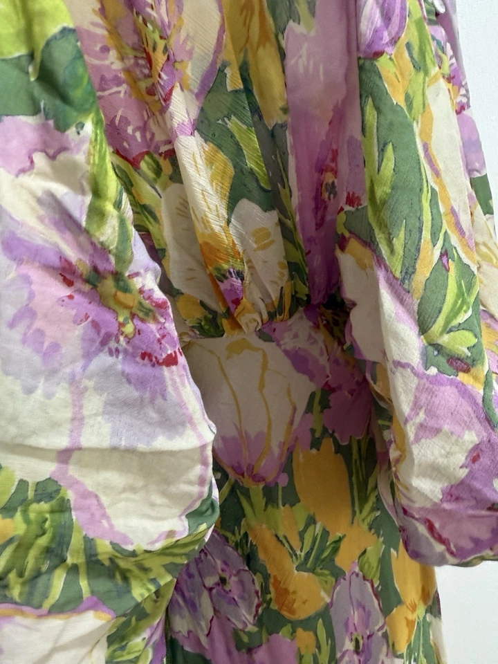 Zara 2025 Blumenmuster Kleid Limitierte Auflage XS Ref 3096/152/500 UVP £79.99 - Bild 3 von 4