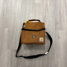 Carhartt Dual Compartment Insulated Lunch Cooler Bag 6 Can Black New With Tag