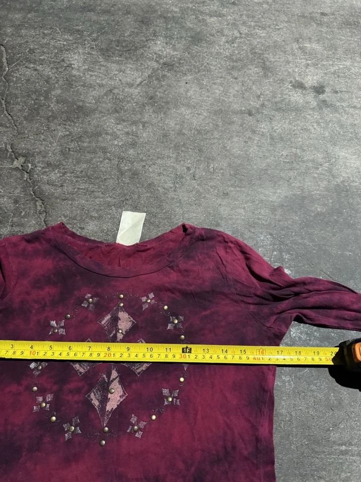 Cruz de Colección Y2K Vocal Affliction Manga Larga Tachonada Bling Foto 4 de 4