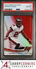 2013 TOPPS PLATINUM #78 DARRELLE REVIS BUCCANEERS HOF POP 3 PSA 10