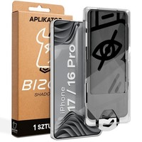 Sichtschutzglas FüR Iphone 16 Pro/17 Bizon Blickschutz Schutzglas Hartglas Glas