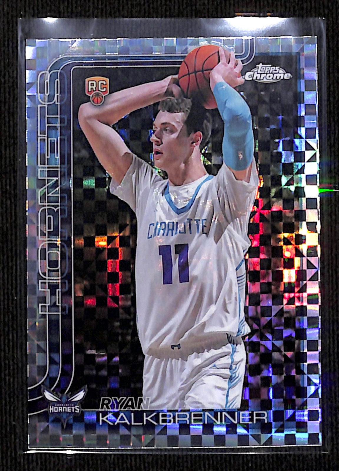 2025-26 Topps Chrome #284 Ryan Kalkbrenner X-Fractor