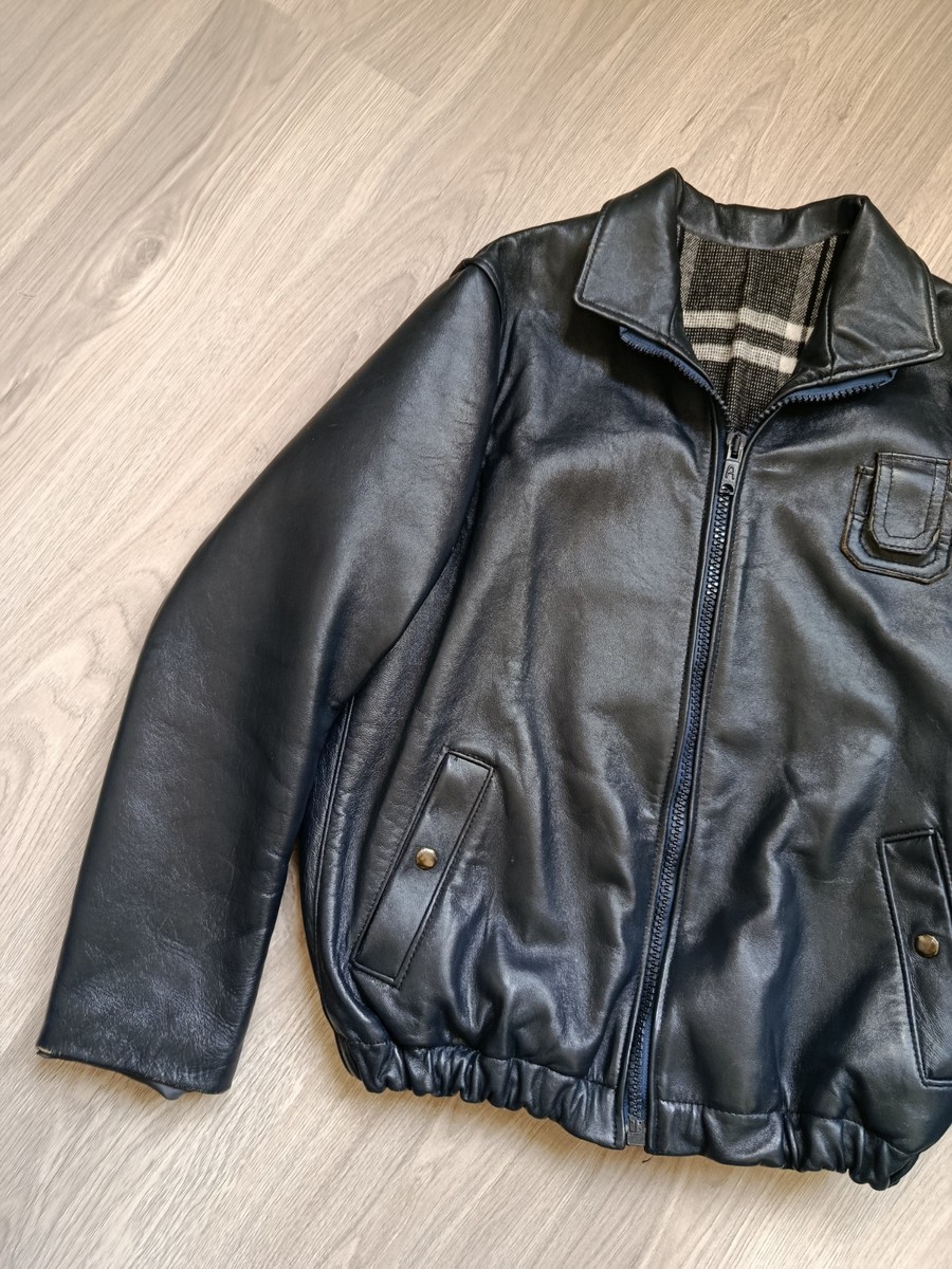 1970s French Aviator Leather Jacket 