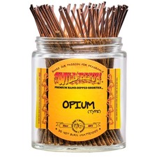 100x Wild Berry Shorties 4" Incense Sticks - Opium - USA Made Hand Dipped