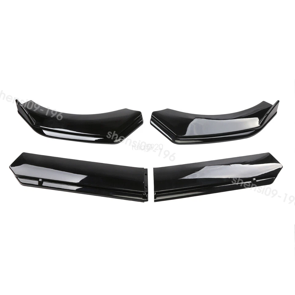 For Mercedes Benz S500 Front Bumper Lip Splitter Sport Spoiler Gloss Wide Body Foto 4 de 4
