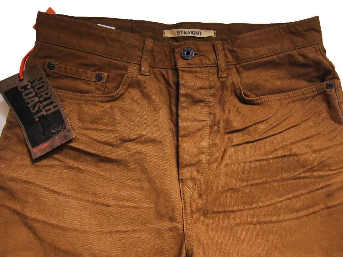 M S Mens Marks and Spencer Brown Straight Jeans Size 44 Leg 29