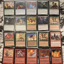 Set Of 20 MAGIC: THE GATHERING trading cards