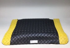 Mat 4059075 Anti Fatigue 18 X 24" With Cut Outs Black Yellow
