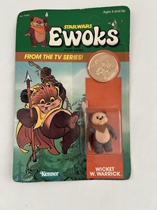 Star Wars Ewoks Wicket W. Warrick 1985 Kenner Toy Unpunched | eBay