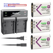 Kastar Battery AC Rapid Charger for Olympus Li-60B LI60B Olympus CAMEDIA FE-370