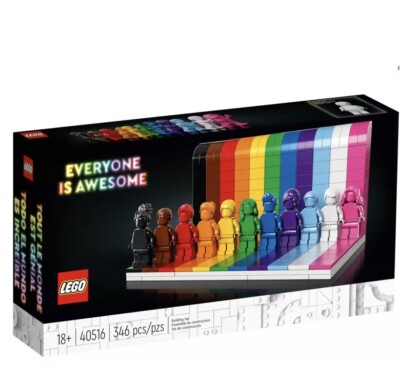 NEW LEGO 40516 “Everyone is Awesome” Rainbow Pride Set IN HAND
