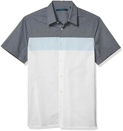Perry Ellis Short Sleeve Dress Shirts for Men