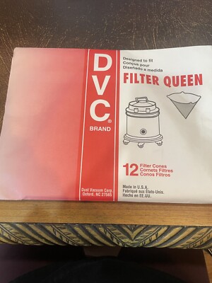 DVC Brand Filter Queen Filter Cones 12pk