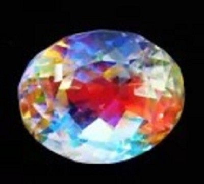 Mystic Topaz Certified Oval Cut Excellent 67.80Ct Loose Gemstone Natural Rainbow