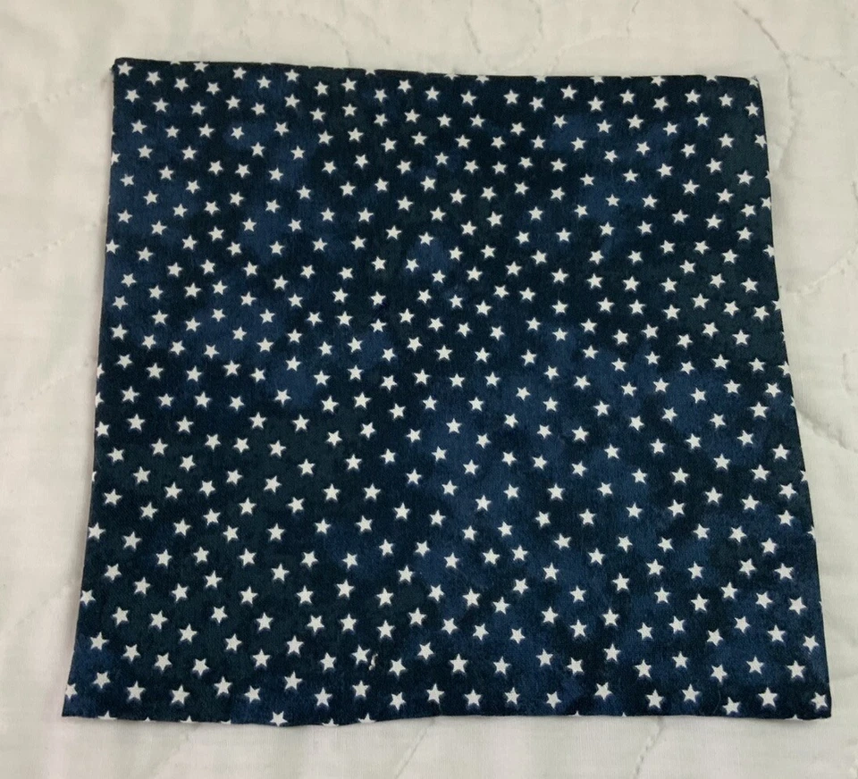 Vintage Antique Patchwork Quilt Table Topper, Bow Tie, Early 1900’s, Navy, Red - Image 4 of 4