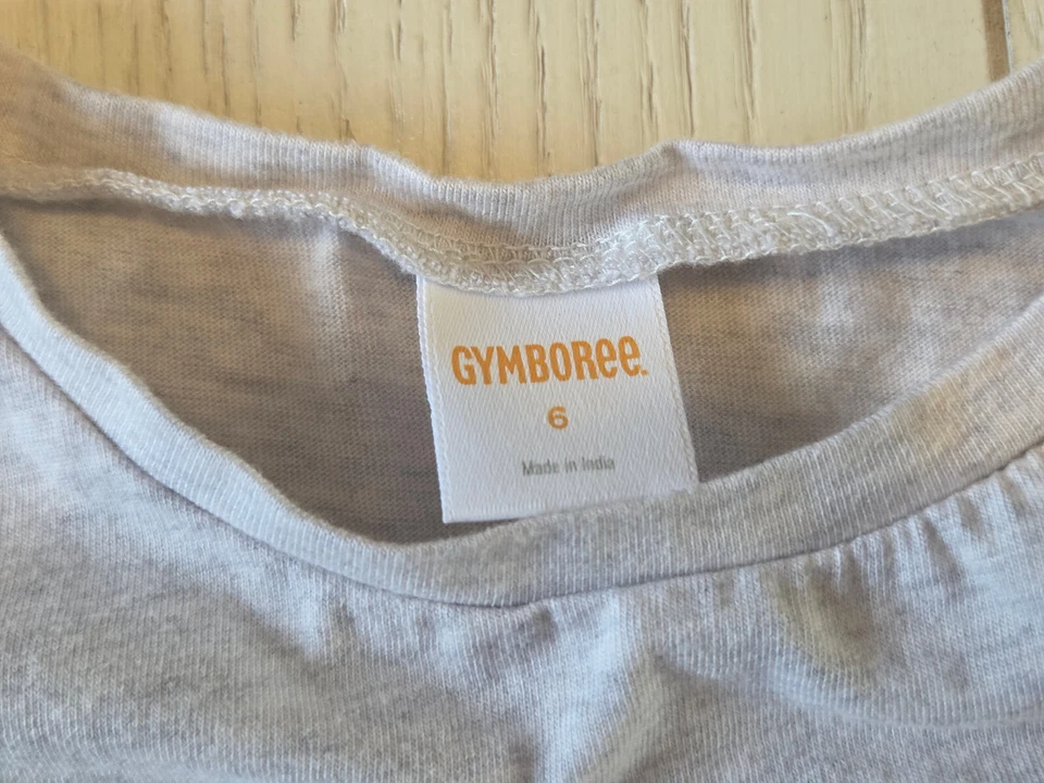 Camiseta Gráfica GYMBOREE Niñas Bulldog Francés 4 de Julio - TALLA 6 Foto 3 de 4