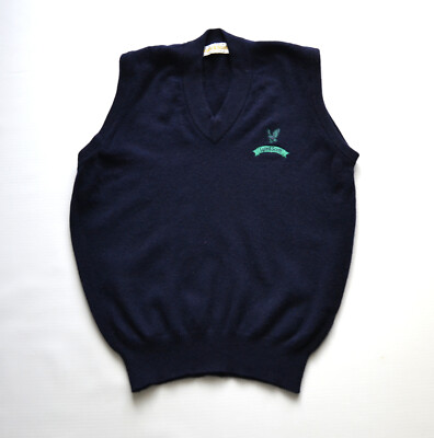 LYLE& SCOTT Herren Weste Men's Waistcoat Size 42/107 ärmellos Pure Lambswool VTG