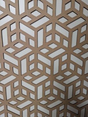 Cache-radiateur design panneau - grille d'aération verticale à lattes - dim. 78L x 19l x 81H