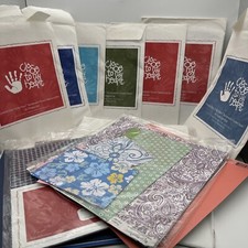 CTMH Lot Scrapbooking Paper PARTIAL USED New Lot