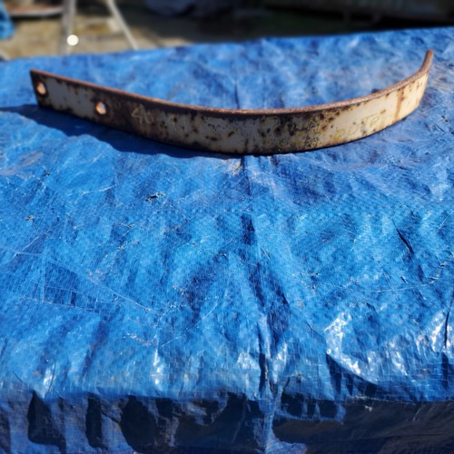 1940- 1941 Lincoln Left Front Outer Bumper Bracket. Used Ad#2217 - Foto 15 di 20