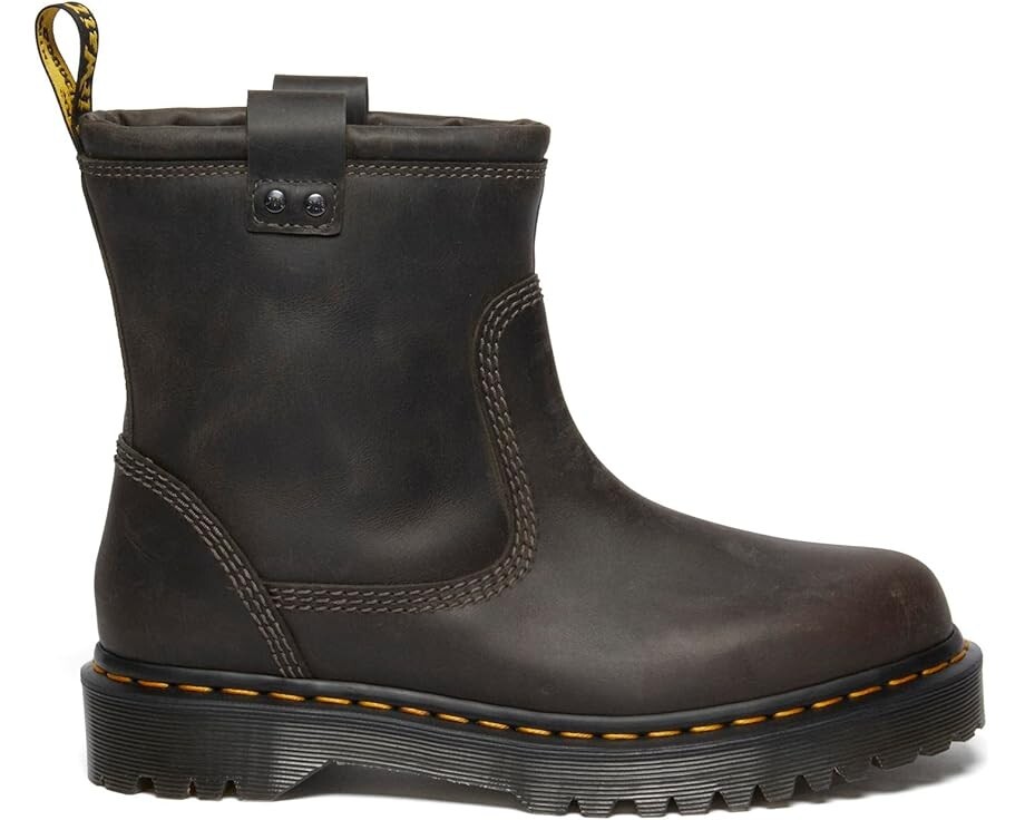 Dr. Martens Anistone Lo Leather Biker Boot Unisex Size M11