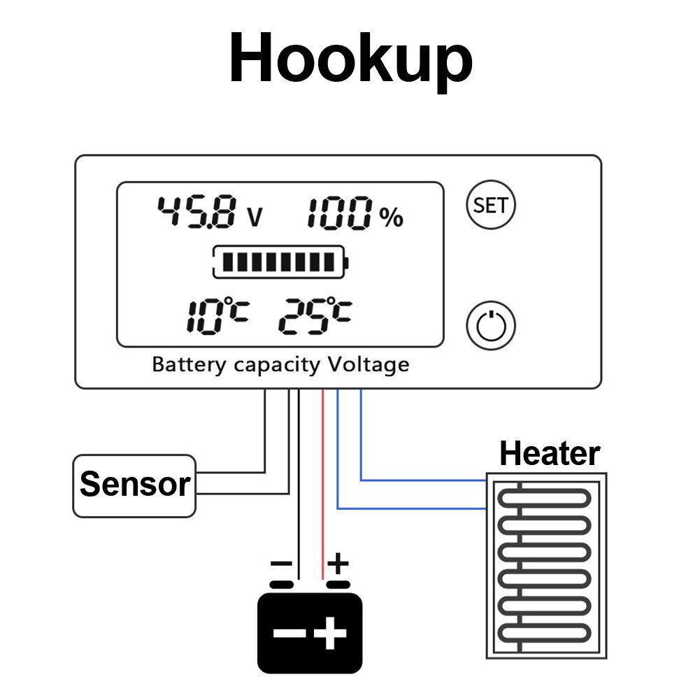 Batteries Voltage Indicator with User Friendly Design and Safety Features-image