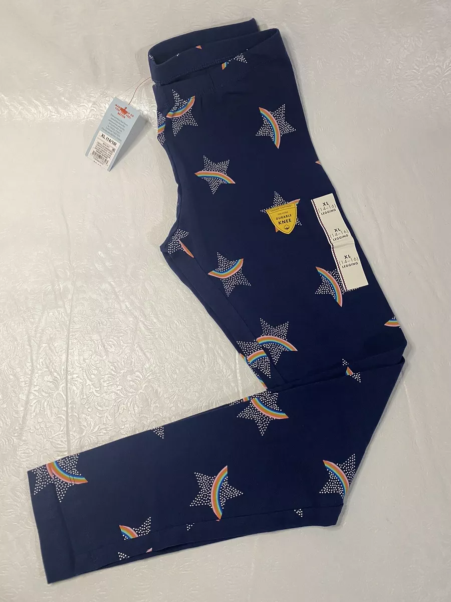 Cat & Jack Big Kid Girls Leggings size XL (14-16) Nightfall Blue