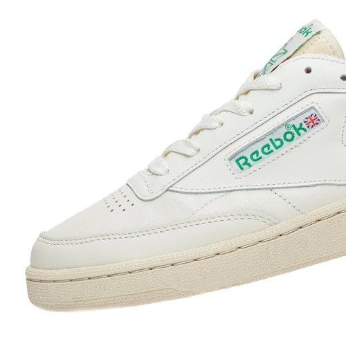 Reebok Men\u0026#039;s Club C 85 VINTAGE Shoes Chalk White Green US Sizes 7-14  NIB DV6434 | eBay