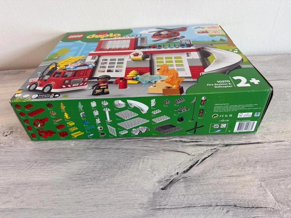 LEGO Duplo Fire Station & Helicopter 10970 Toy Building Kit 117 pcs - Image 4 of 4