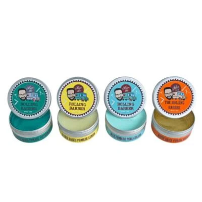 MARC THE ROLLING BARBER Pomade Haarpomade wasser-/ fettbasiert 180 ml Grenadine Lemon Peppermint