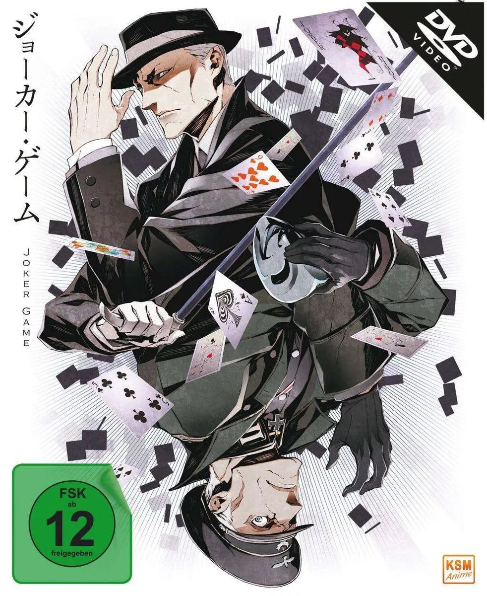 Complete Edition Joker Game Anime Series Oberleutnant Yuuki Ova Cat Yoru 3  DVD