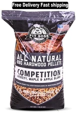100% All-Natural Hardwood Competition Blend BBQ Grilling Pellets, 40 Pound Bag