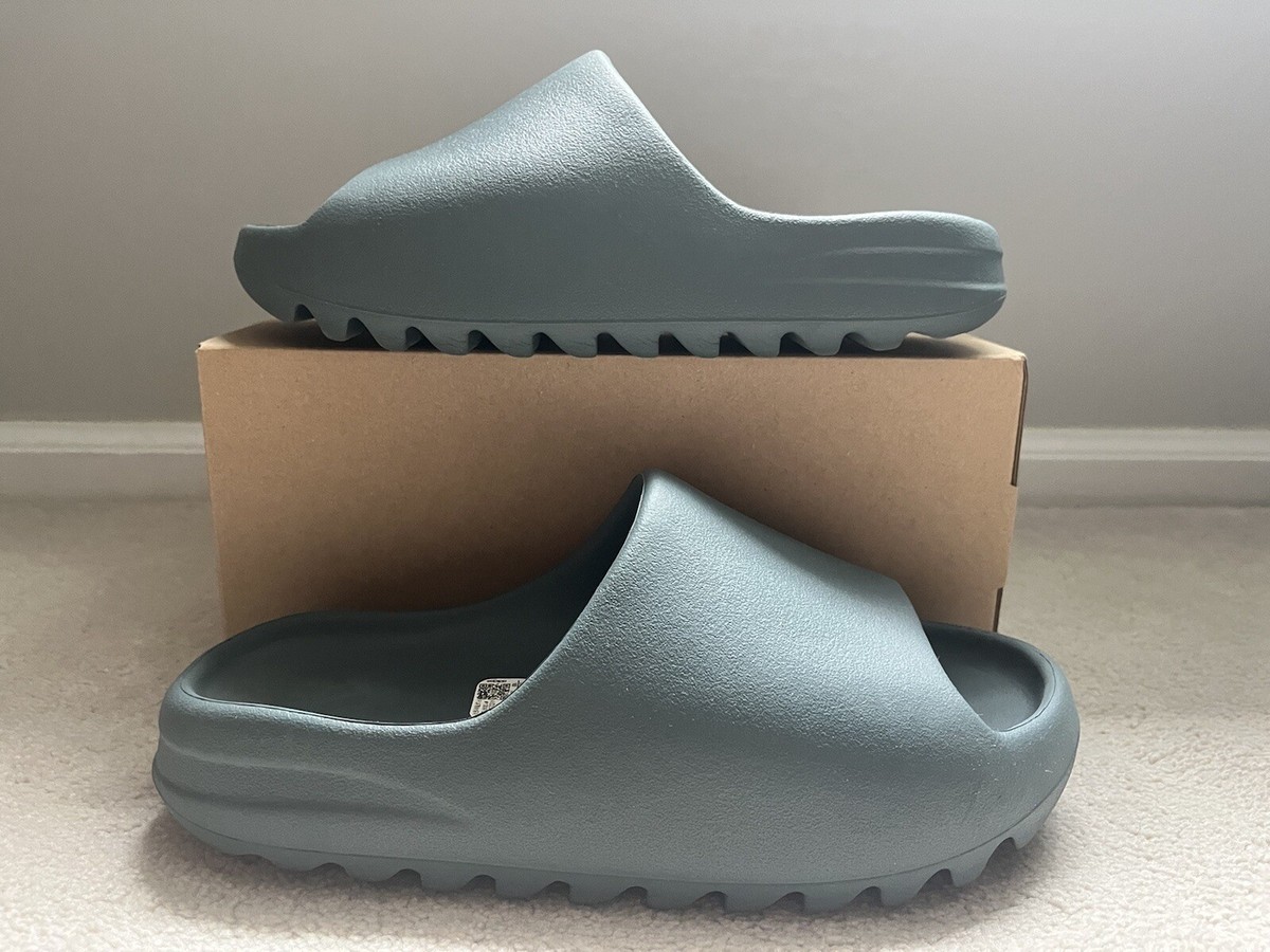 Adidas Yeezy Slide Slate Marine Size 10 - “Pre-owned” SHIPS Adidas Yeezy Slide Slate Marine Size 10 - “Pre-owned” SHIPS