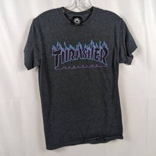 THRASHER Magazine S T-Shirt Tee Skate