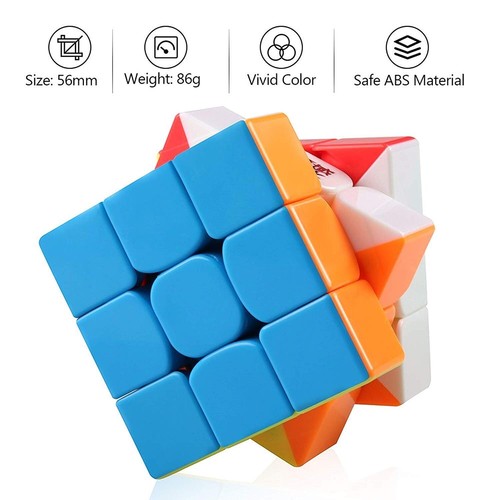 Storio Cubes 3x3 High Speed Sticker Less Magic Puzzle Cube Game Toy (3x3) - Picture 2 of 3
