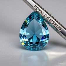 2.00 Ct Pear Cut Vivid Blue Diamond | VVS1 Clarity | Elegant Sparkle Gemstone