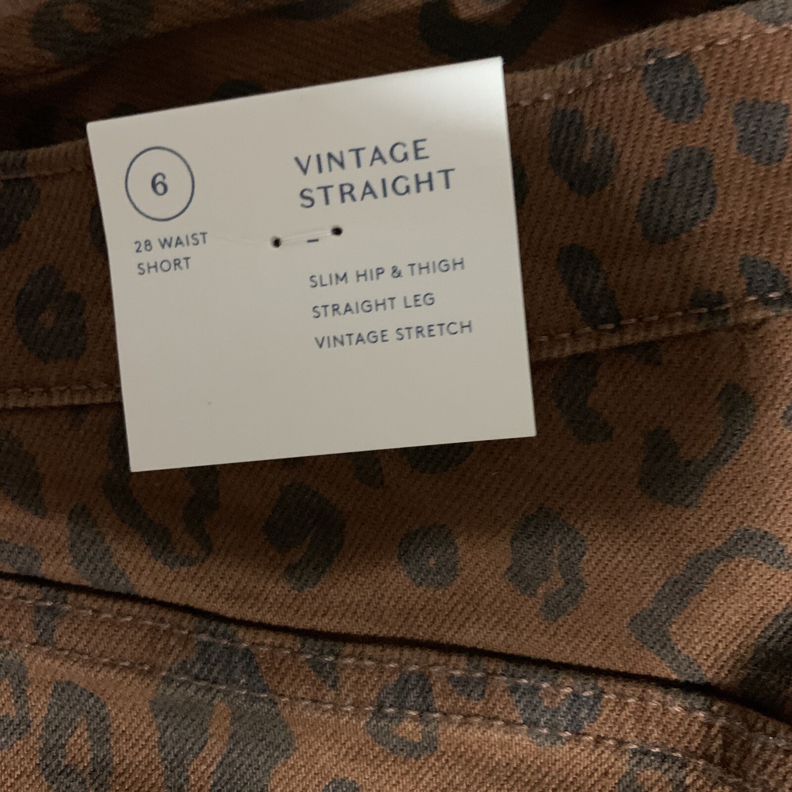 Universal Thread Vintage Leopard Print Jeans Size… - image 5