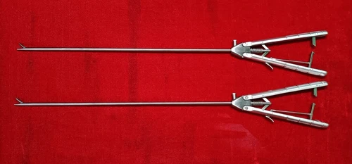 2pc-Laparoscopic Needle Holder 5mmx330mm Straight Jaw Reusable Instruments