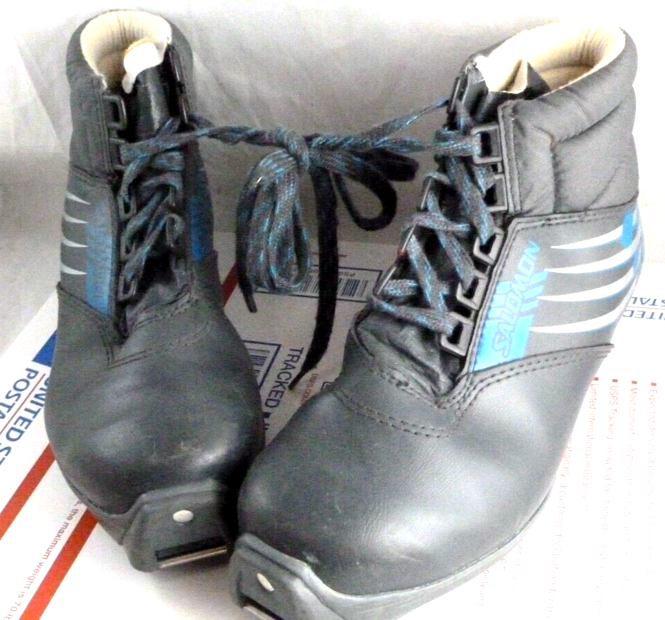 Vintage Salomon SNS Profil 311 Cross Country Skiing Ski Boots Size