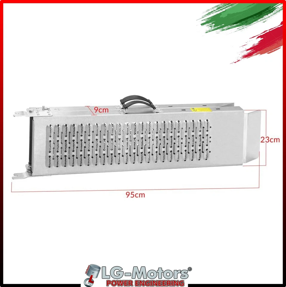 Rampa da carico in acciaio antiscivolo da 200 kg per moto scooter - Imagen 3 de 4