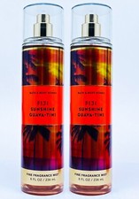 2 Bath  Body Works FIJI SUNSHINE GUAVA TINI Fine Fragrance Mist Body Spray 8 oz